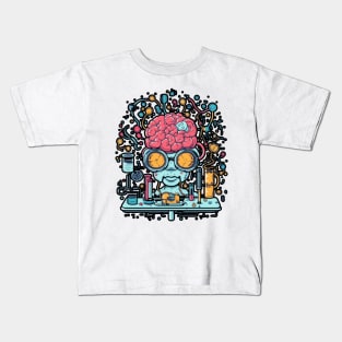 Think Is Not Illegal Yet With Brain Art Kids T-Shirt